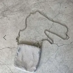 お値下げ中‼️【Me%】【LOWRYSFARM】メタルメッシュポーチショルダー