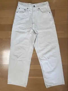 Levi's SILVERTAB ルーズフィット ストレートパンツ ホワイト - メルカリ