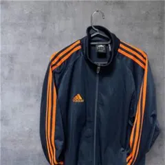 【00s】adidas オレンジネイビートラックジャケット