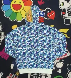 ☆激レア☆ APE NFS限定 カラーカモ パーカー M kaws シャーク - メルカリ
