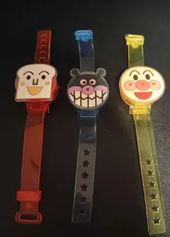 それいけ！アンパンマン アンパンマンライトブレス ガチャガチャ 3種セット