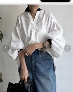 LUGIVA クレリックボリュームシャツ　deboncoer