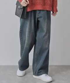 Junred オーバーダイデニム