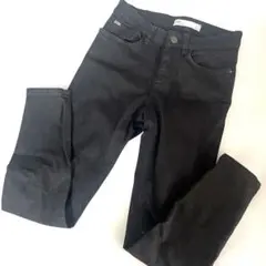 ZARA ブラックスキニーパンツ　美品　34 ザラのサムネイル