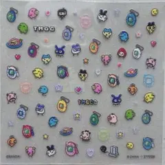 たまごっち ネイルシールコレクション ガチャ デザインA