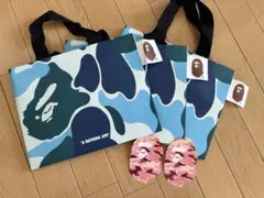 A BATHING APE 紙袋＋ステッカー