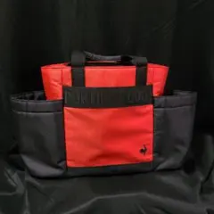 ルコックゴルフ　カートバッグ☆　サイドボトル収納型カートバッグ　レッド/ブラック