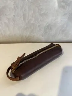 ROCADO ロカド シェルコードバン ペンケース 筆箱 ワインレッド 馬革