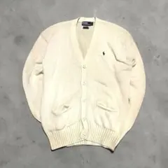 Polo Ralph Lauren 90年代 コットンニット カーディガン L