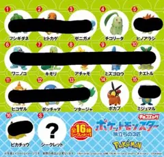 【シクレあり3種まとめ売り】チョコエッグ ポケットモンスター 旅立ちの3匹