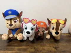 パウ・パトロール ぬいぐるみ4個セット