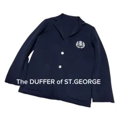 Duffer ofST.GEORGE 紺ブレ　サマーニット　テーラードジャケットのサムネイル