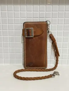 【良品】レッドウィング RED WING 長財布 レザーウォレット 革 ブラウンのサムネイル
