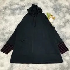 【大きいサイズ】 プロバドール (2XL) パーカー風カットソー 重ね着風