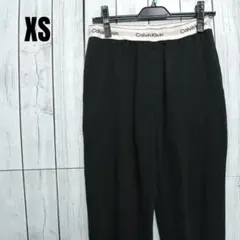 Calvin Klein スウェットパンツ XS ブラック ロゴウエスト CK