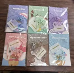 (バラ売り不可) サンリオ 福福お守り風 アクリルキーホルダー 6種類