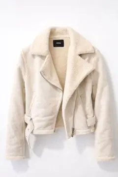 MURUA ボア　ムートン　ライダース　ジャケット　コート