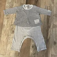 プチバトー ロンパース 74cm