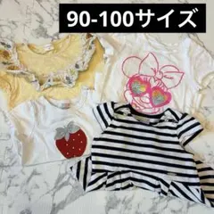【90-100cm】保育園着 まとめ売り プティマイン GAP 女の子 ミニーのサムネイル