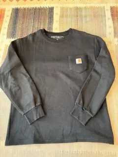 Carhartt ポケットスウェット ブラック Lのサムネイル