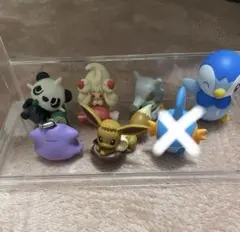 【美品】ポケモン フィギュア ポッチャマ ピカチュウ マホイップ ヤンチャム…