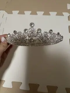 クリスタル装飾ウェディングティアラ