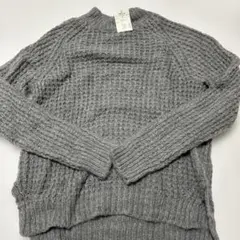 COMME CA ISM グレー　ニット