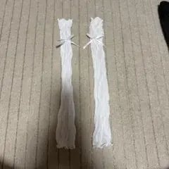 ホワイト レース編み アームカバー