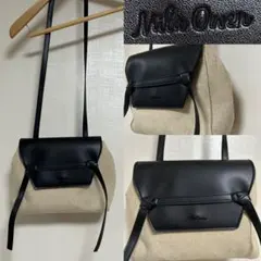 ミラオーウェン　キャンバス地 ショルダーバッグ