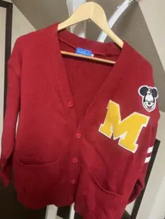東京ディズニーリゾート ニット カーディガン レッド