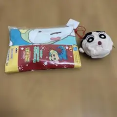 クレヨンしんちゃん ハンカチ 2枚セット 当時物 レトロ 昭和 初期