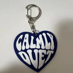 CALMLY DUET ハート型キーホルダー