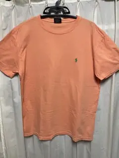 Polo Ralph Lauren ポニー刺繍 ワンポイントTシャツ オレンジS