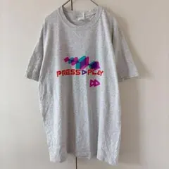 ポートアンドカンパニー Tシャツ クルーネック 半袖 プリント L グレーのサムネイル