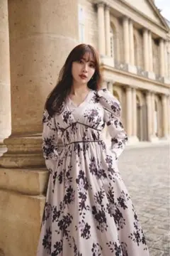 Herlipto Muse Floral Cut-Out Dress Mサイズ