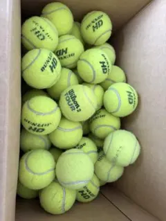 使用済みテニスボール 40球 DUNLOP HD Wilson Tour他