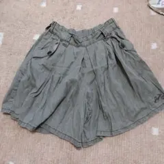 中古★160★ポンポネット　キュロット★カーキナルミヤ