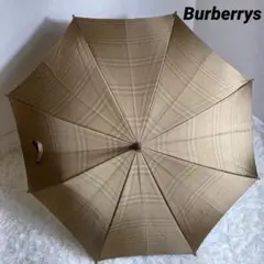 Burberrys バーバリー　ノバチェック　長傘 雨傘　ベージュ　ブラック