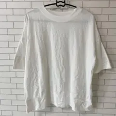 しまむら CLOSSHI シャツ Tシャツ 半袖 ホワイト 半袖シャツ シンプルのサムネイル