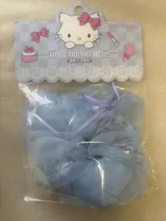 韓国限定フィリミリ ハローキティ ヘアアクセサリー シュシュ　チャーミーキティ