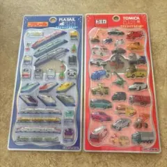 【正規品】プチドロップステッカー トミカ プラレール 新作 2種セット プチドロのサムネイル