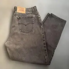 90s Levi's 551 USA製 後染めブラックデニム34✖️32