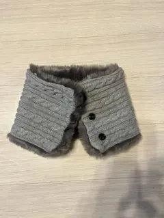 美品　ゴルフマフラーリバーシブル