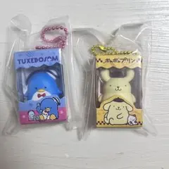 サンリオチョコボックスフィギュア　タキシードサム　ポムポムプリン