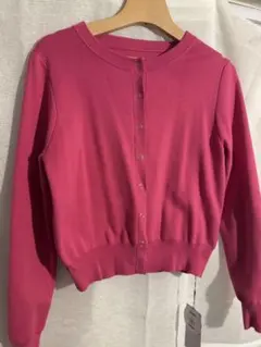 ［新品・未使用］Lounge dress ピンク 長袖カーディガンのサムネイル