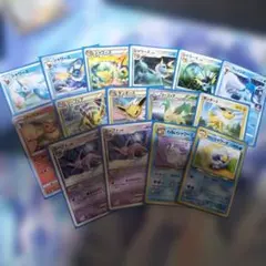 ポケモンカード 旧裏わるいシャワーズや旧裏やさしいシャワーズなどブイズまとめ売り