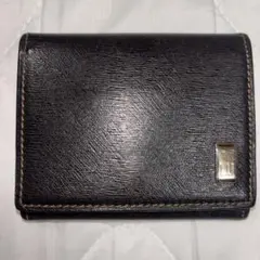 ダンヒル　ブラックレザーコインケース