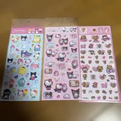 サンリオキャラクター シール 3シートセット