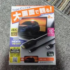 Type-C HDMI変換ケーブル 2m 4K対応