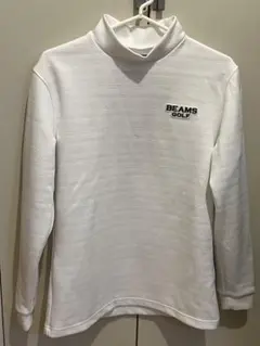 新品⭐︎BEAMS GOLF リブ編み襟 モックネックシャツ L - メルカリ